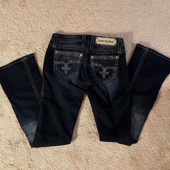 Rock Revival Jazlyn Jeans 26 - Picture 4 of 5